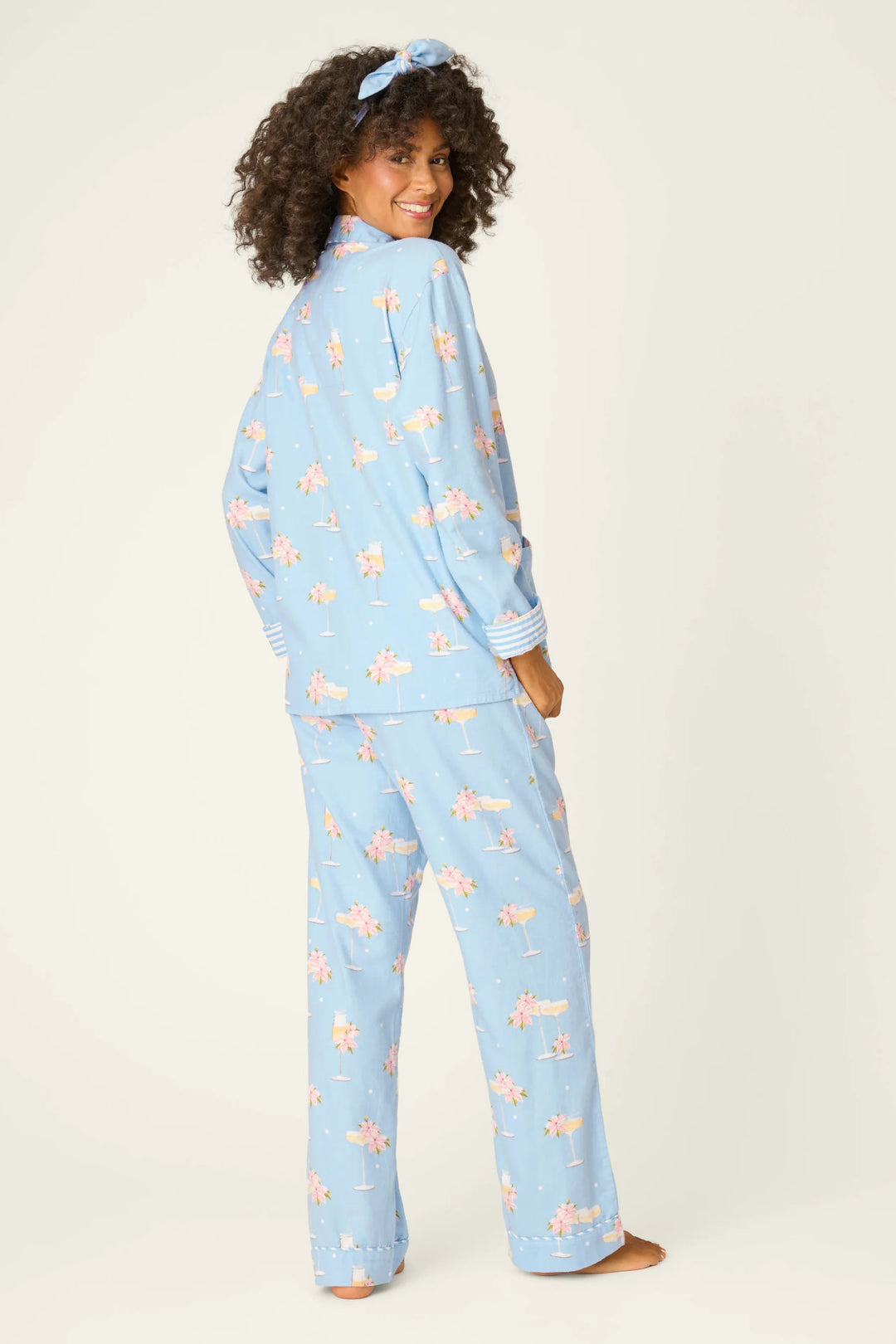 FIZZ THE SEASON PJ SET (LIGHT SKY) - PJ SALVAGE