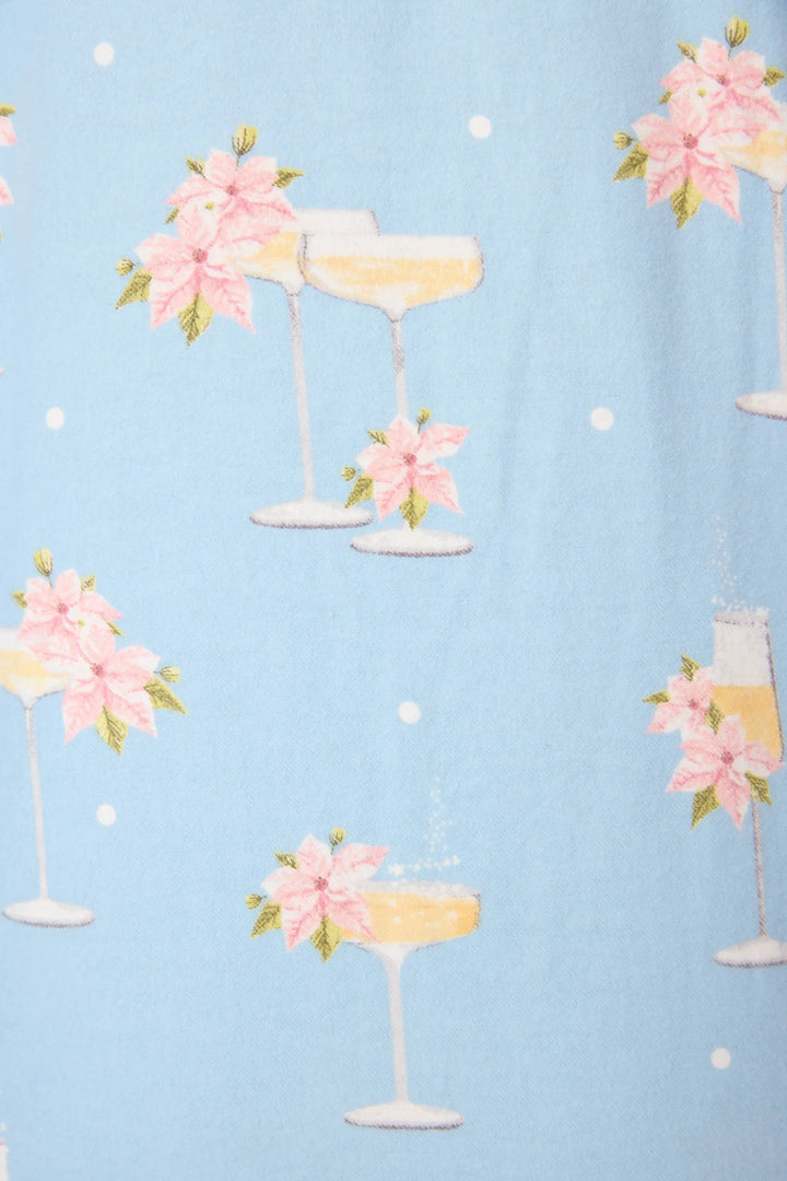 FIZZ THE SEASON PJ SET (LIGHT SKY) - PJ SALVAGE