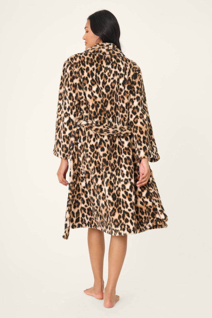 HOLIDAY DREAMS LEOPARD PRINT ROBE - PJ SALVAGE