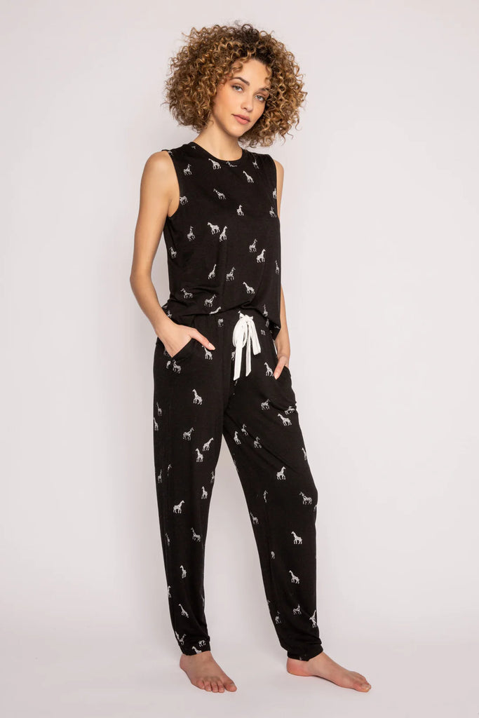 GIRAFFE MANOR PANT PJ SET - PJ SALVAGE