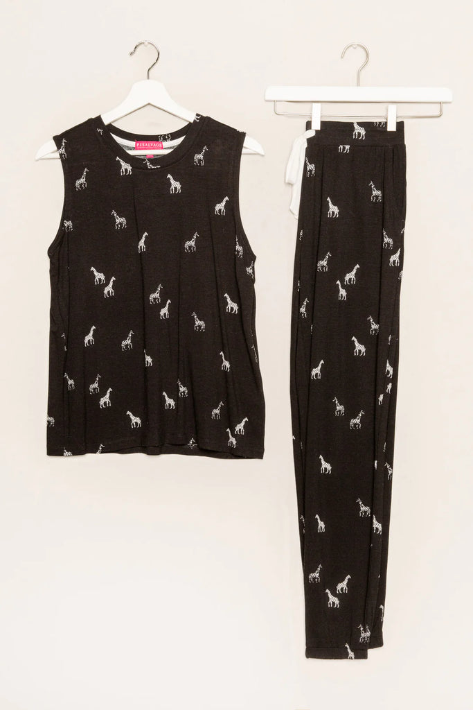 GIRAFFE MANOR PANT PJ SET - PJ SALVAGE