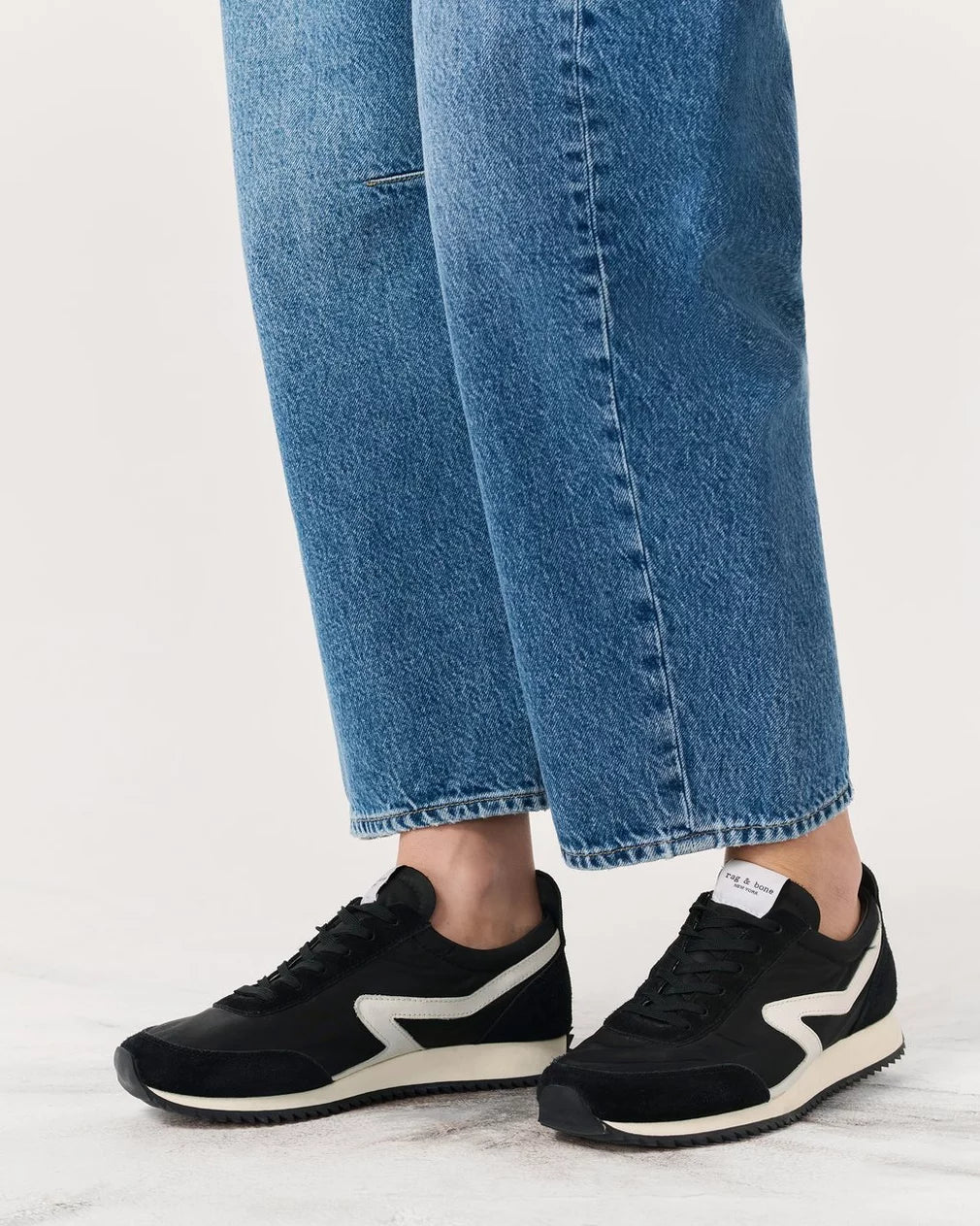 RETRO RUNNER (BLACK) - RAG & BONE