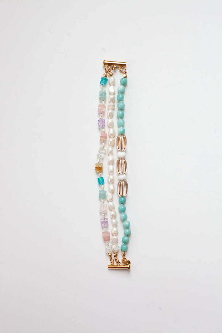 ROMY TRIPLE STRAND BRACELET - CALO