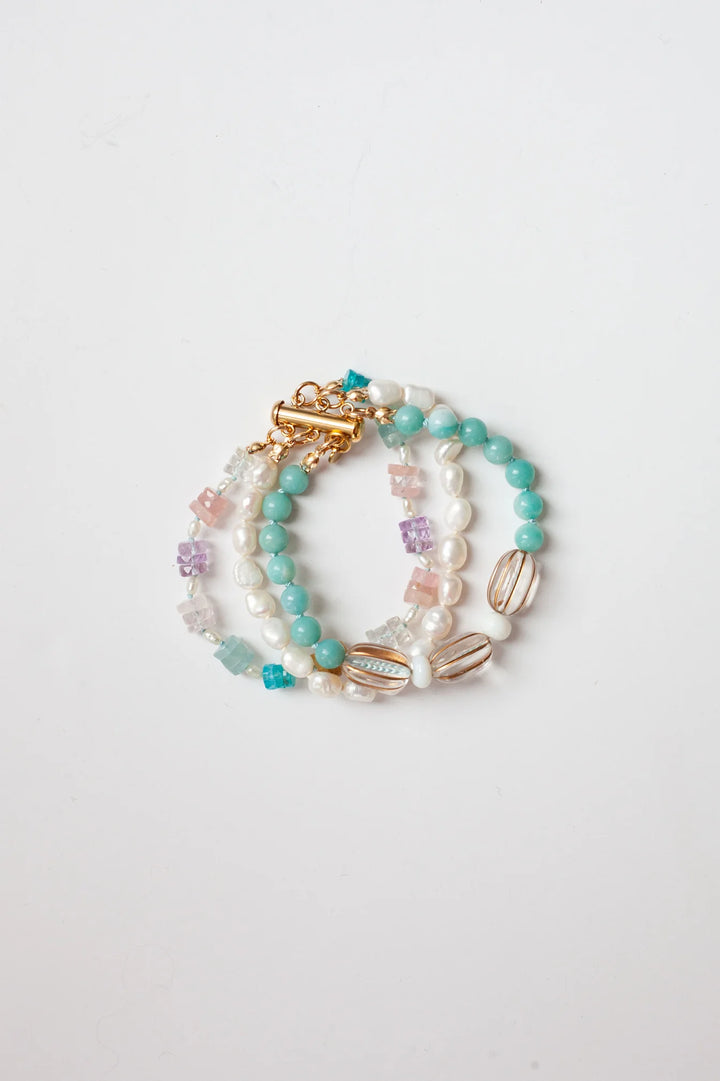 ROMY TRIPLE STRAND BRACELET - CALO