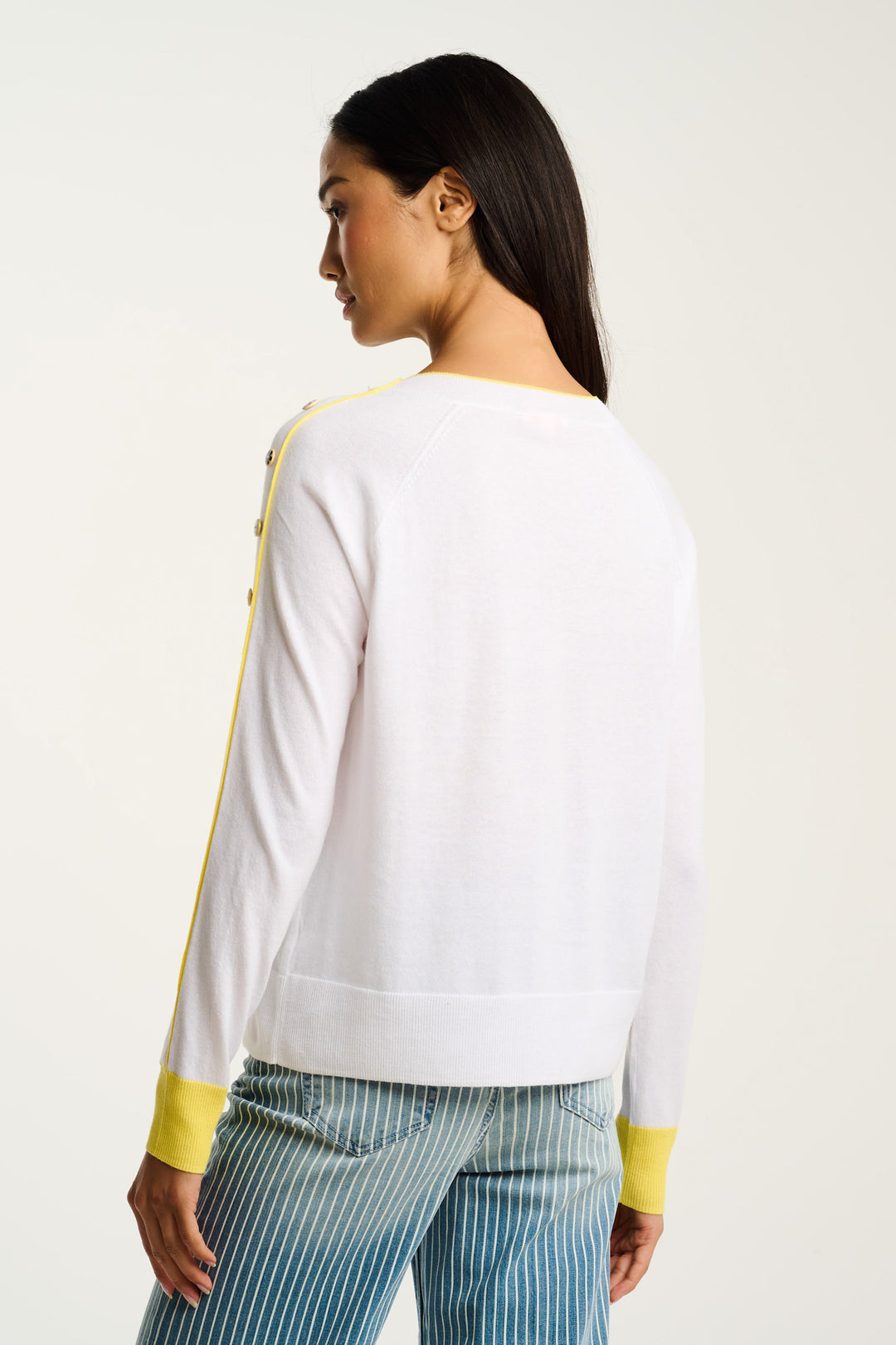 CITY CHIC YELLOW DETAIL SWEATER - LISA TODD