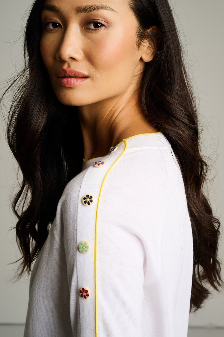 CITY CHIC YELLOW DETAIL SWEATER - LISA TODD