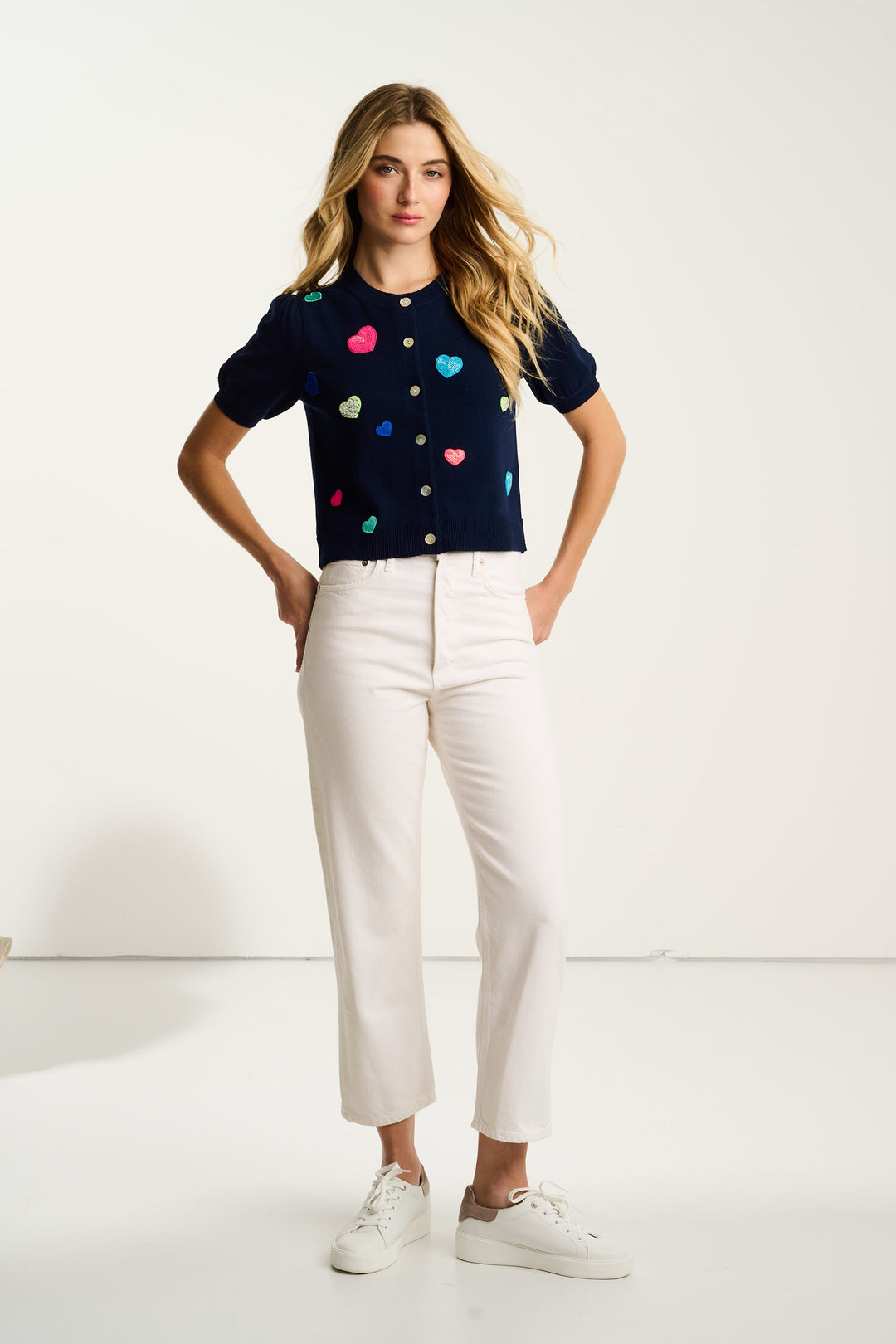 ROYAL FLUSH S/S CARDIGAN - LISA TODD