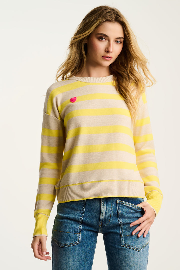 SUBTLE LOVE STRIPED SWEATER - LISA TODD