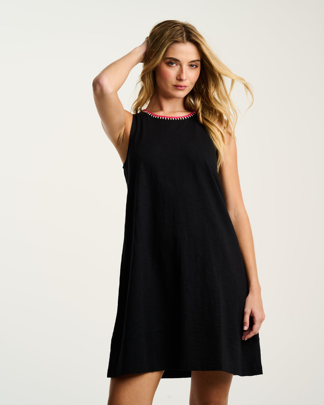 SUMMER SWING DRESS (BLACK) - LISA TODD