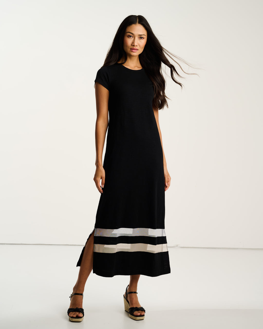 THE MESHER DRESS (BLACK) - LISA TODD