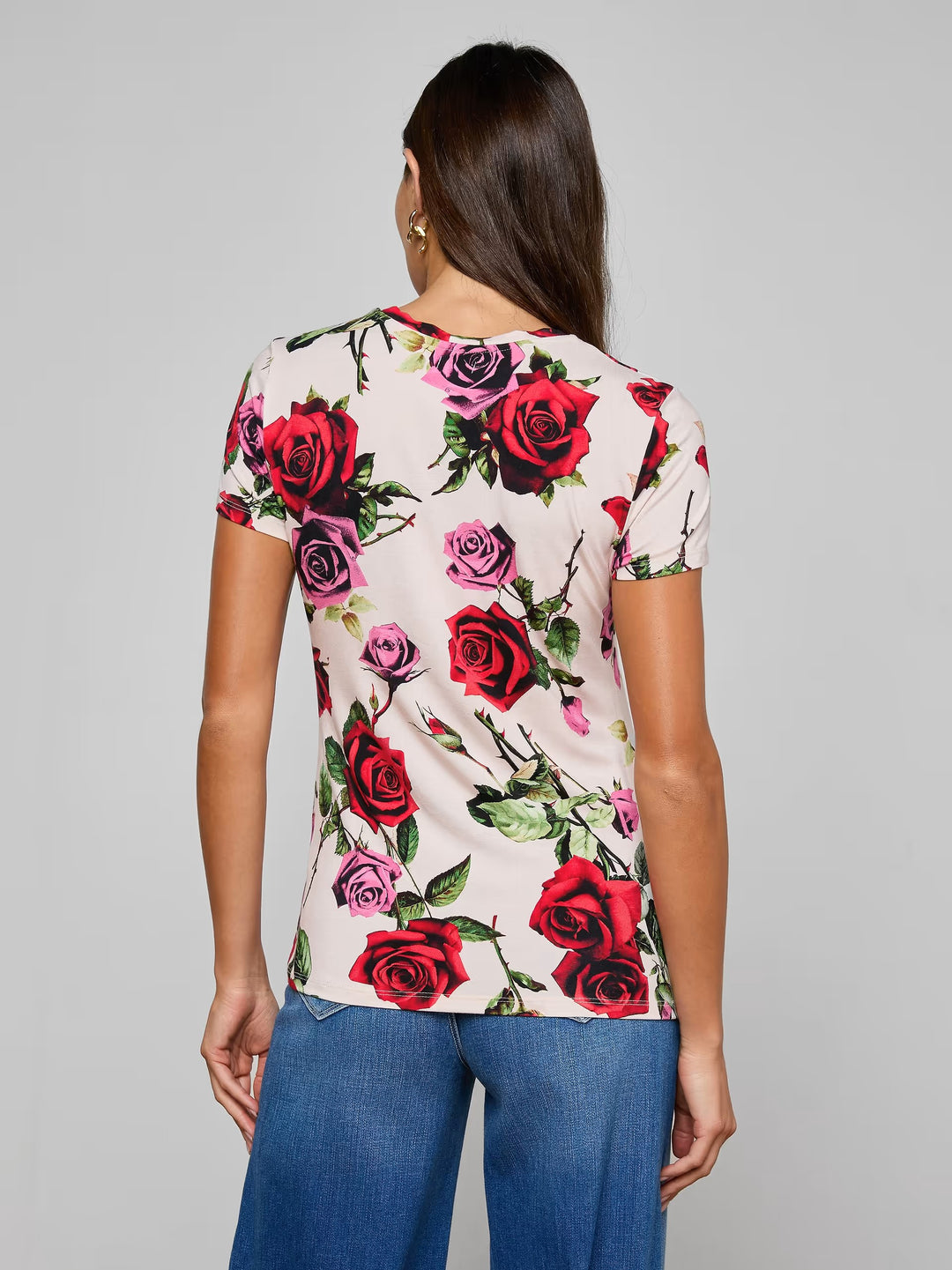 RESSI S/S CREW PINK ROSE - L'AGENCE