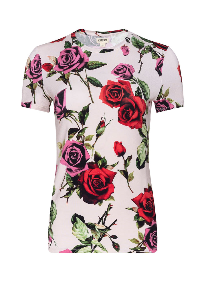 RESSI S/S CREW PINK ROSE - L'AGENCE