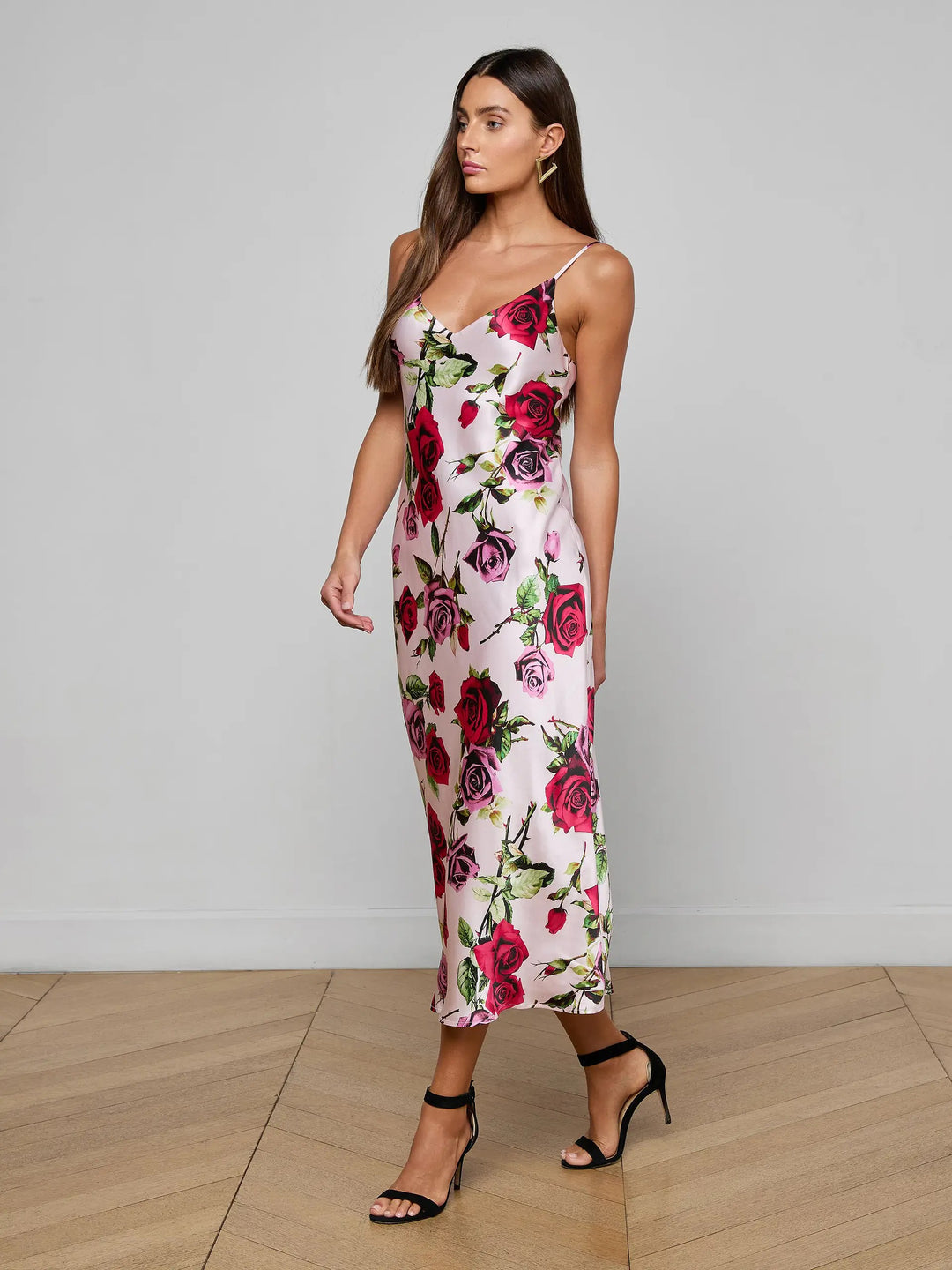 SERIDIE SILK SLIP DRESS - L'AGENCE