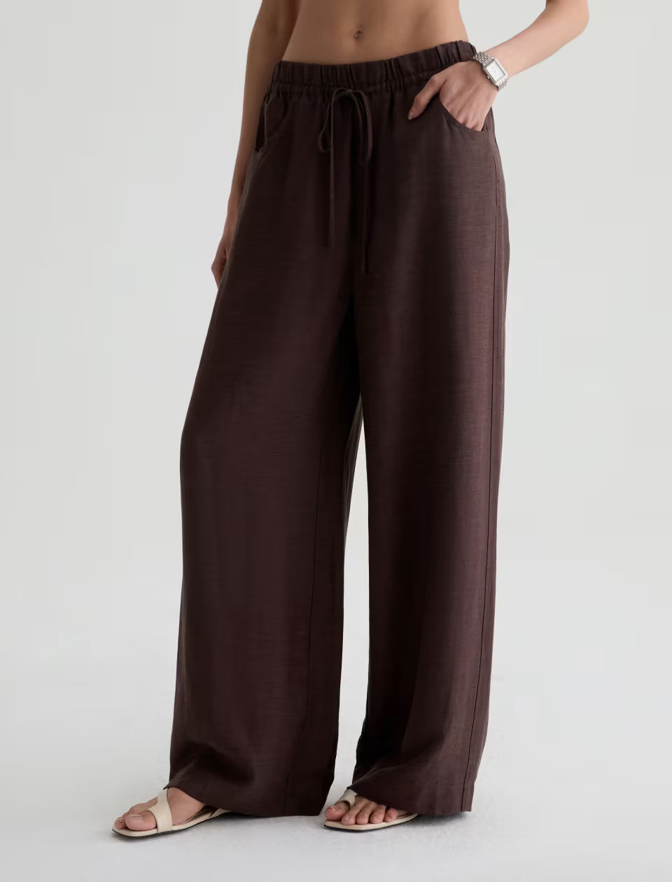 CENTURY CINCHED PANT (OAK BARREL) - A.G. DENIM