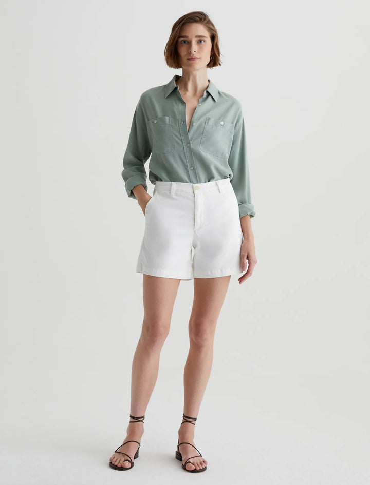 JUDE CHINO SHORT (POWDER) - A.G. DENIM