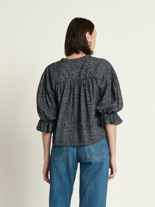 SCARLET PINTUCK TOP - NATION