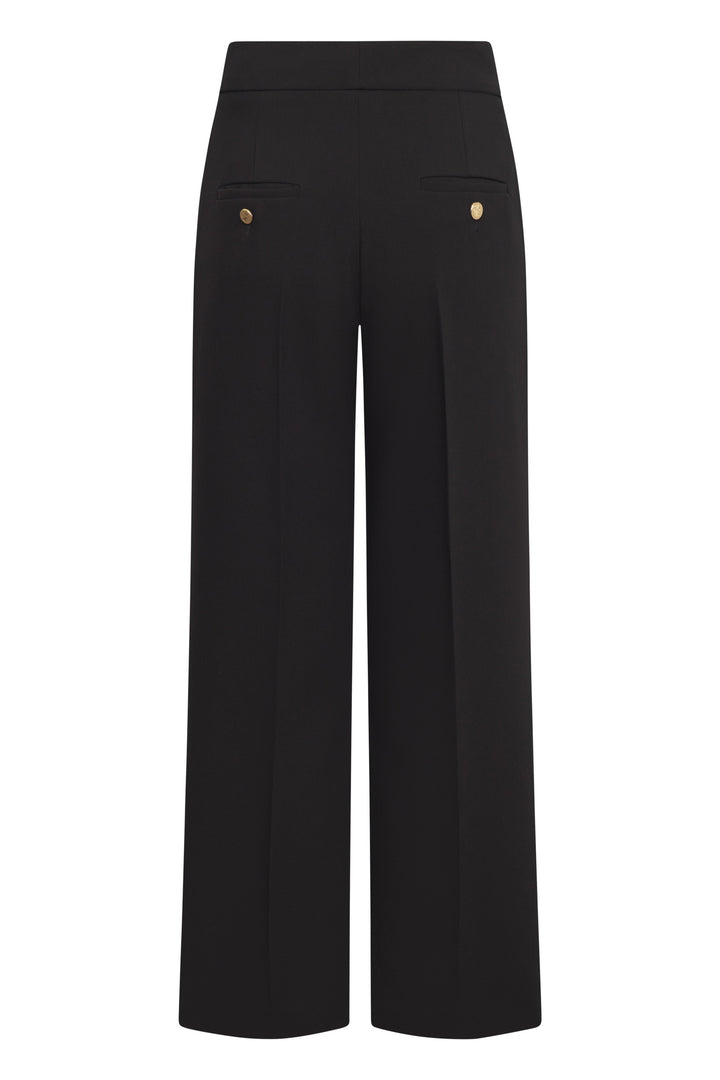 ALARA OPTICAL FINE WOOL PANT - SEDUCTIVE
