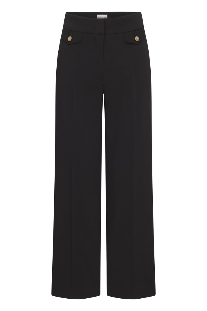 ALARA OPTICAL FINE WOOL PANT - SEDUCTIVE