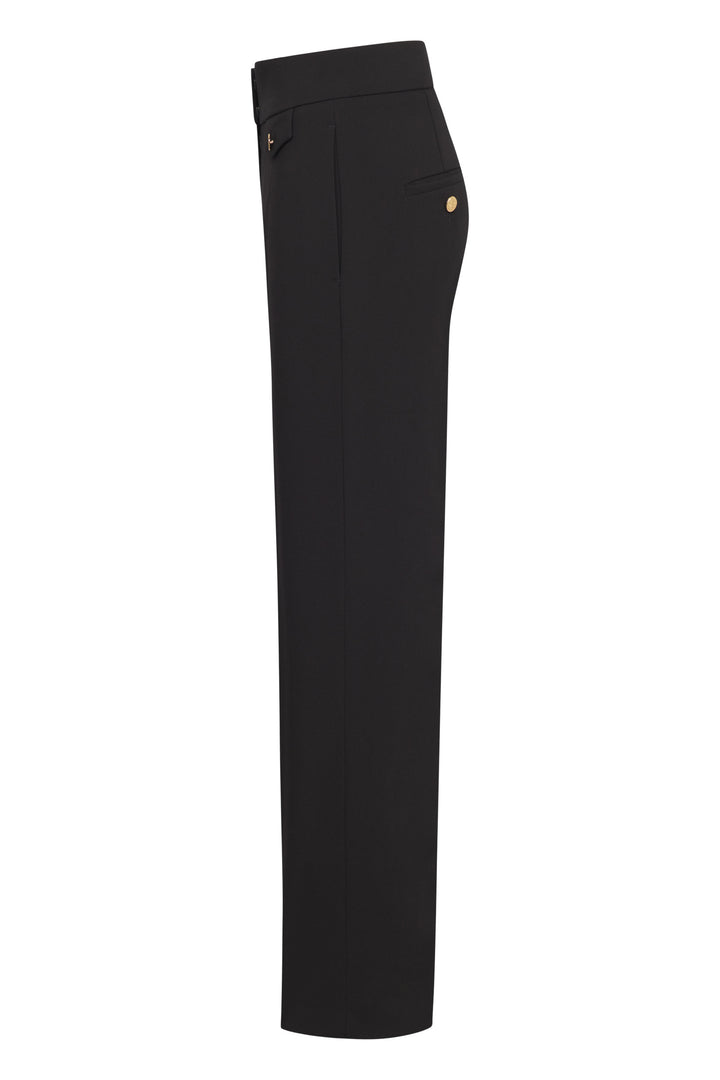 ALARA OPTICAL FINE WOOL PANT - SEDUCTIVE