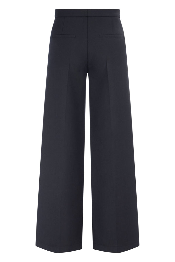 BRIDGET OPTICAL FINE WOOL PANT - SEDUCTIVE