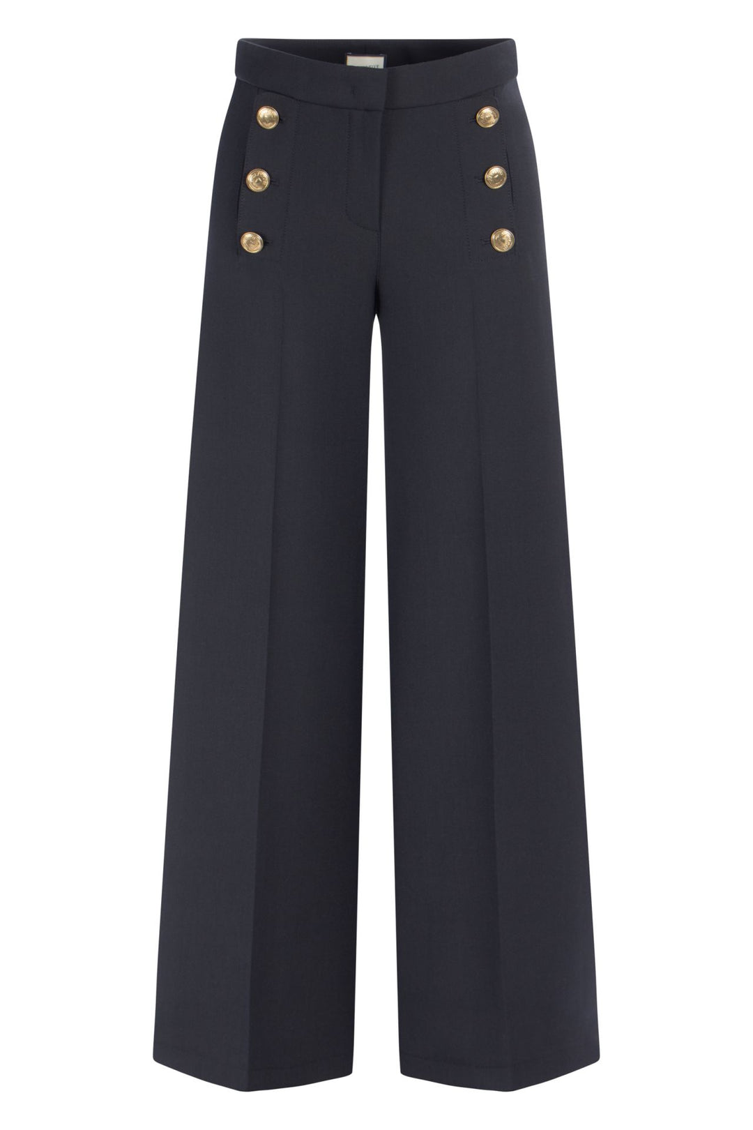 BRIDGET OPTICAL FINE WOOL PANT - SEDUCTIVE