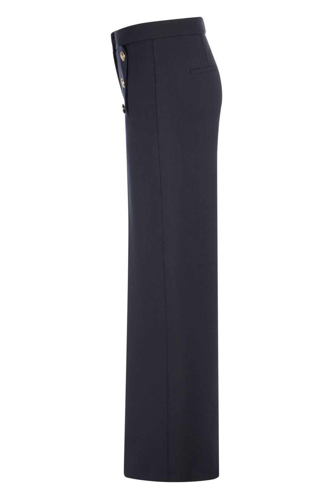 BRIDGET OPTICAL FINE WOOL PANT - SEDUCTIVE