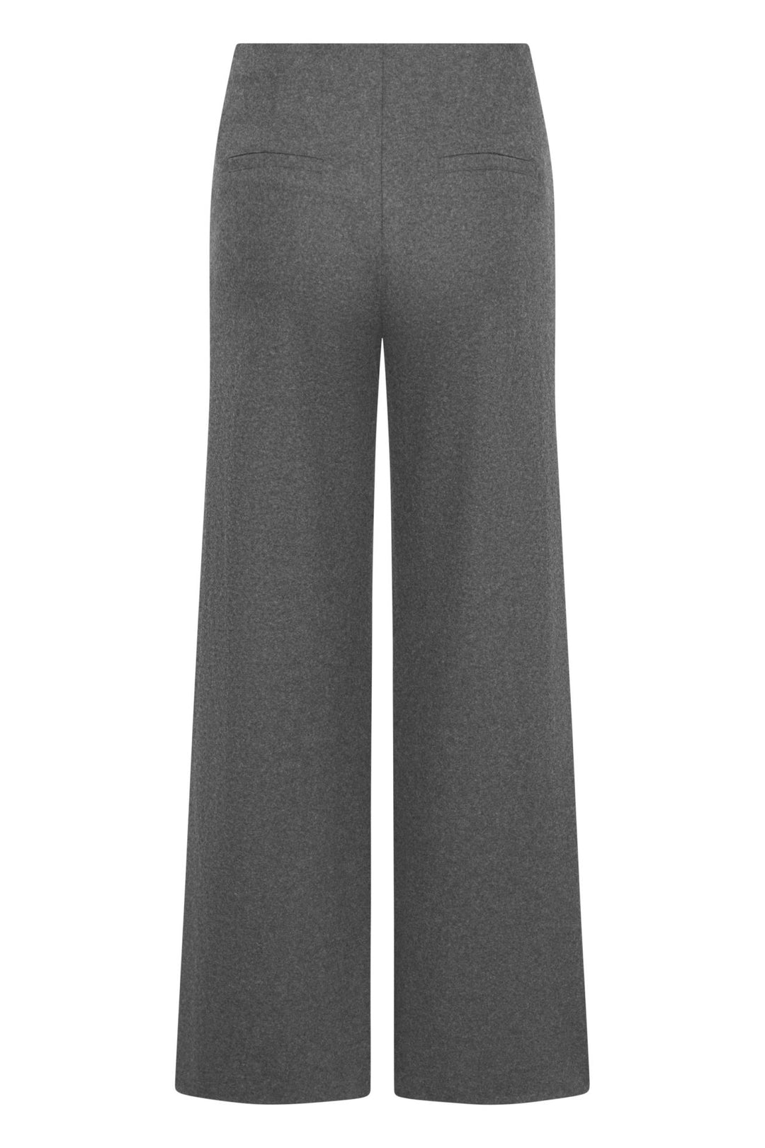 KIMBERLY WOOL FLANNEL PANT (DARK GREY) - SEDUCTIVE