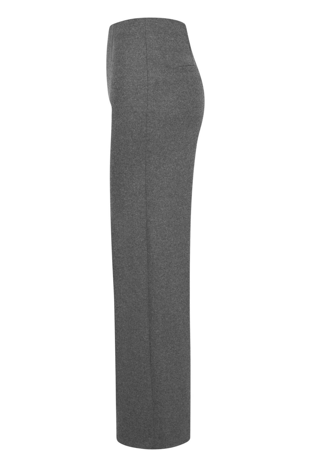 KIMBERLY WOOL FLANNEL PANT (DARK GREY) - SEDUCTIVE