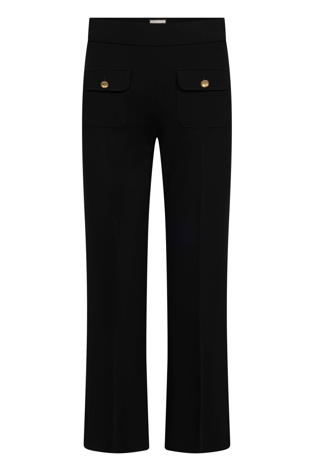 NANETTE GOLD ITALIAN JERSEY PANT (BLACK) - SEDUCTIVE