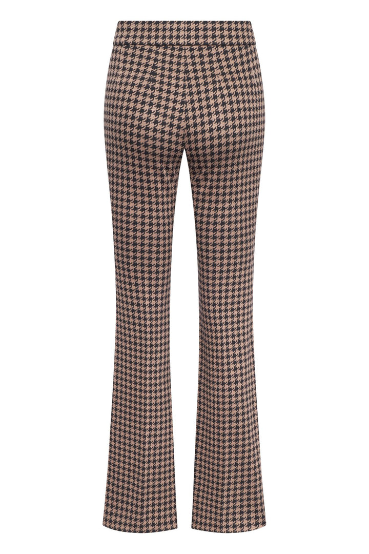 NANOU-PIED DE POULE JACQUARD PANT - SEDUCTIVE