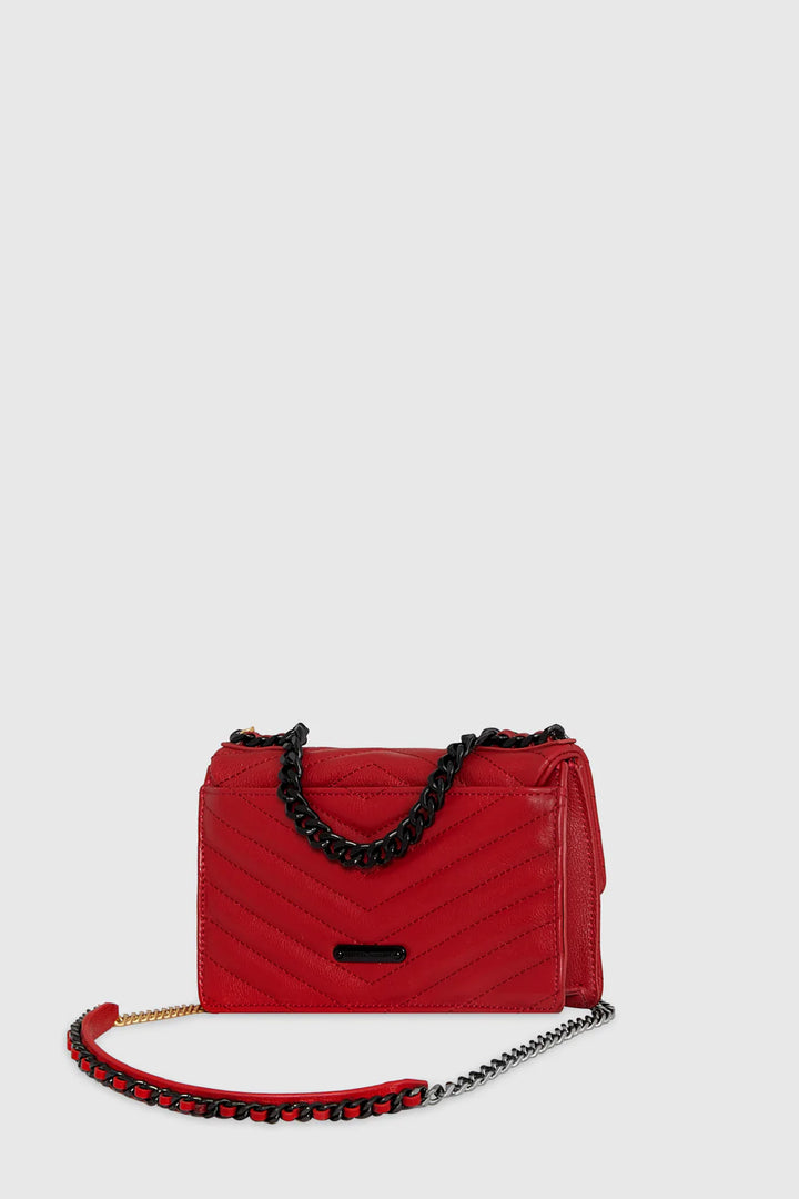 EDIE MINI CROSSBODY CHAIN BAG (SEDUCTION RED) - REBECCA MINKOFF