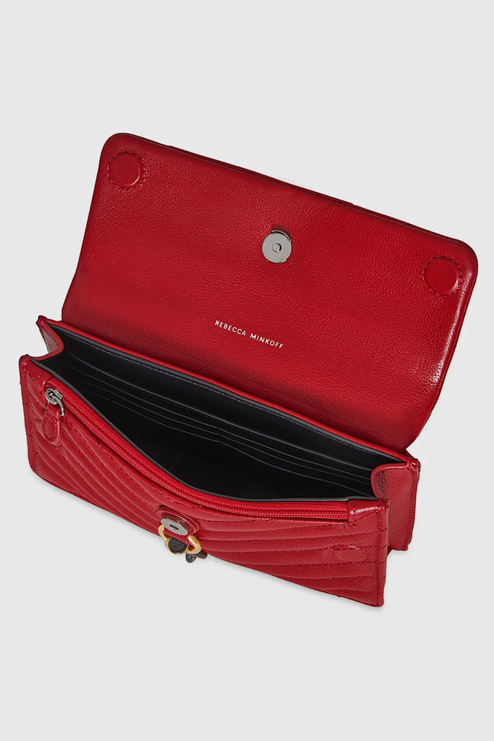 EDIE MINI CROSSBODY CHAIN BAG (SEDUCTION RED) - REBECCA MINKOFF