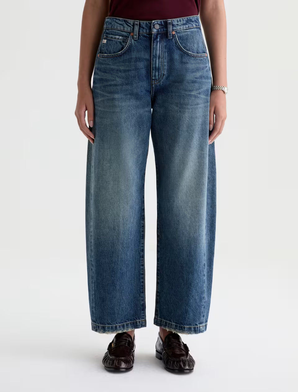 HATTIE BARREL JEAN (10 YEARS FRONT LINE) - A.G. DENIM