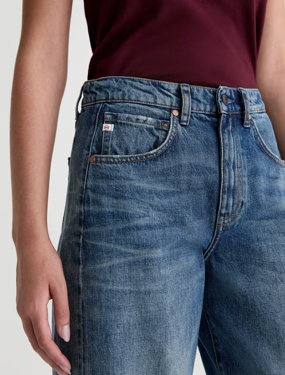 HATTIE BARREL JEAN (10 YEARS FRONT LINE) - A.G. DENIM