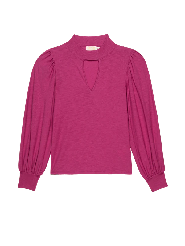 SHELBY CUT OUT TEE (MISS MAGENTA) - NATION