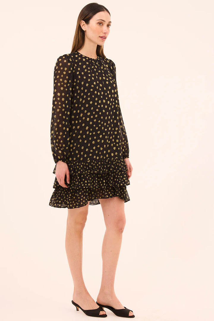 CLEO DRESS (GOLDEN POLKA DOT) - MISA