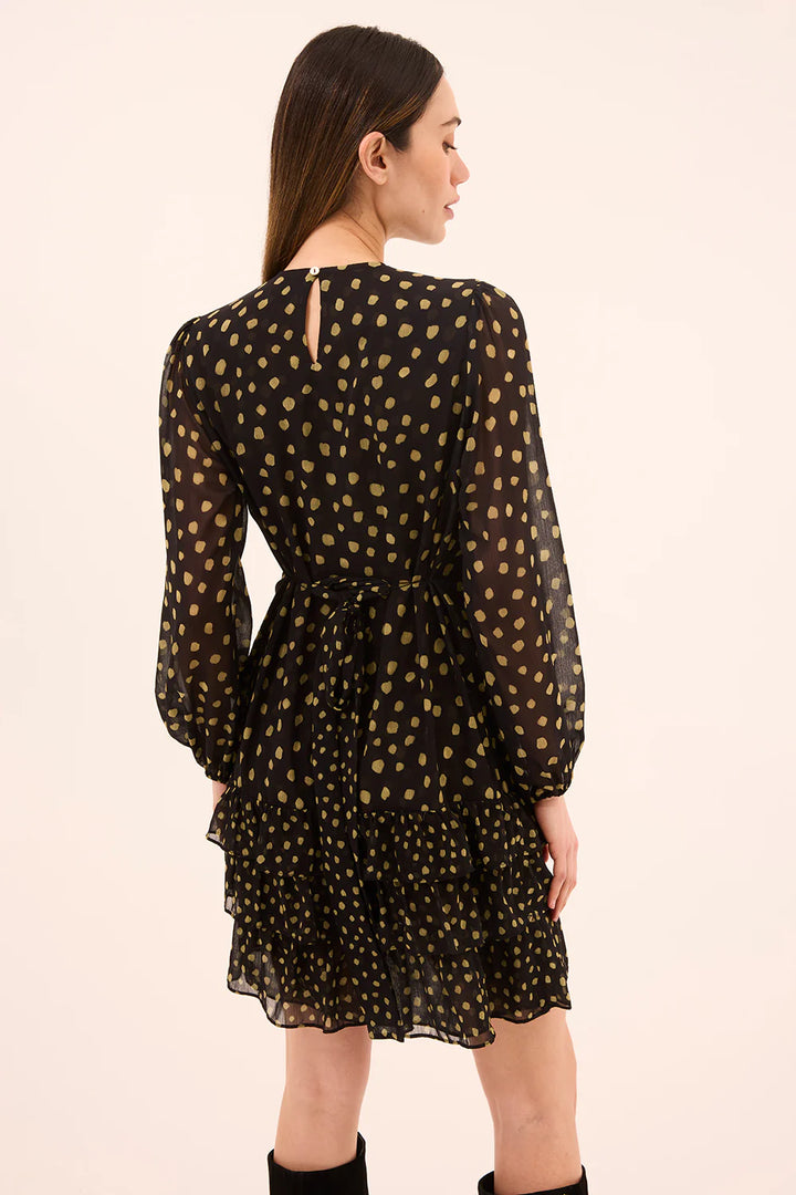 CLEO DRESS (GOLDEN POLKA DOT) - MISA