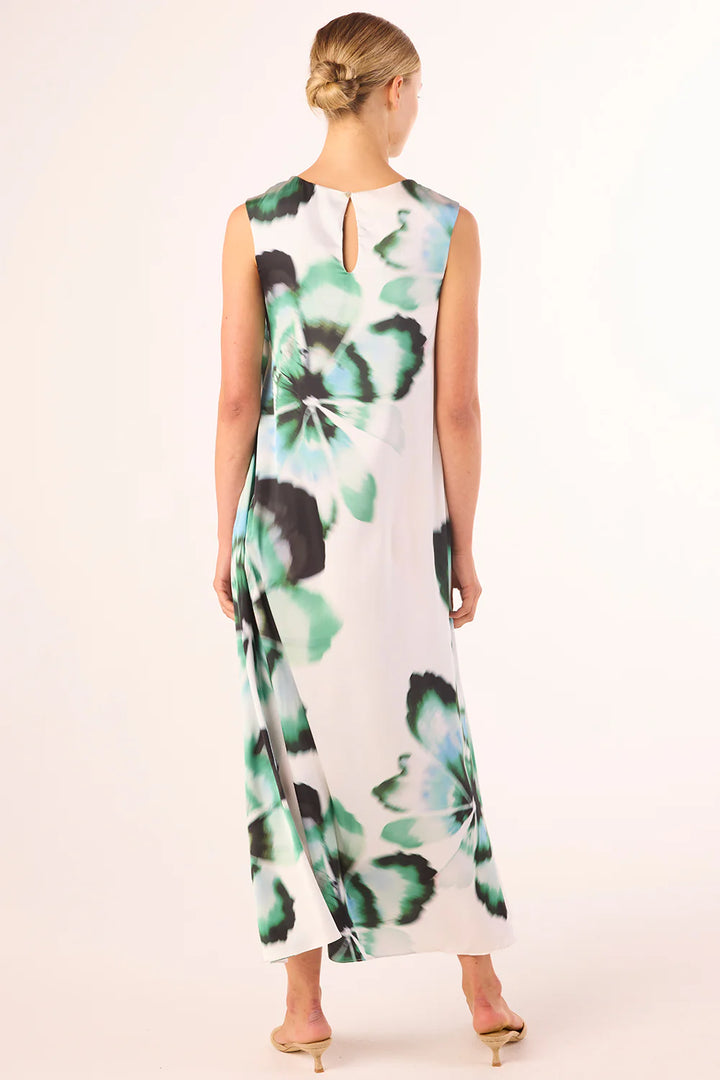 SYLVIE DRESS (VERDANT ANEMONE SATIN) - MISA