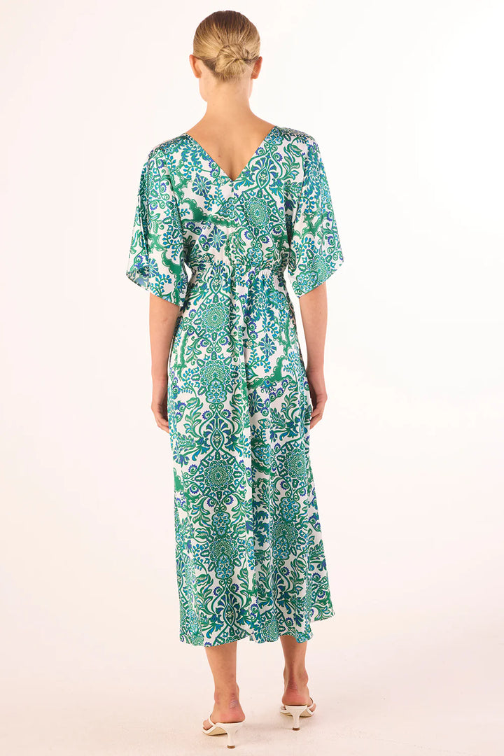 ZANIA DRESS (REFLECTIVE BOTANICAL) - MISA