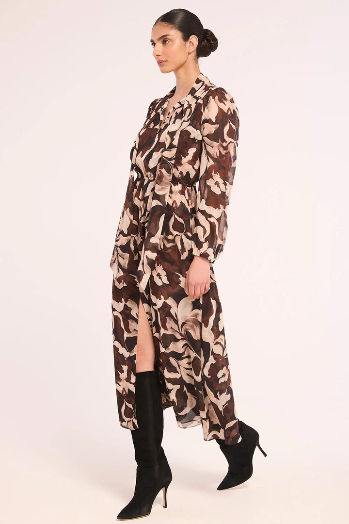 WILMA DRESS (CHOCOLATE SWIRL) - MISA