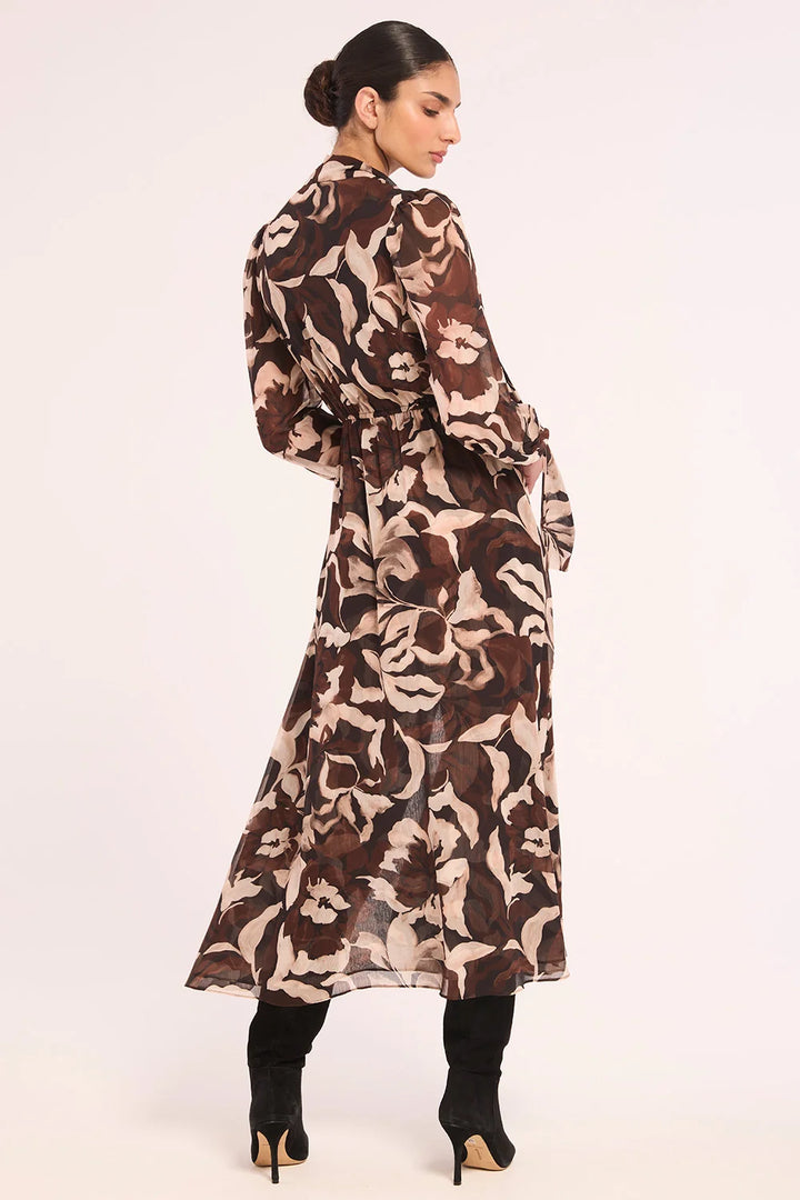 WILMA DRESS (CHOCOLATE SWIRL) - MISA
