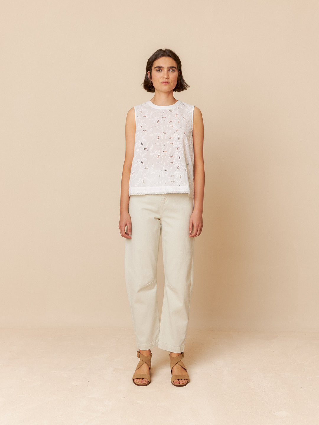 LACE COMBINED T-SHIRT - INDI&COLD