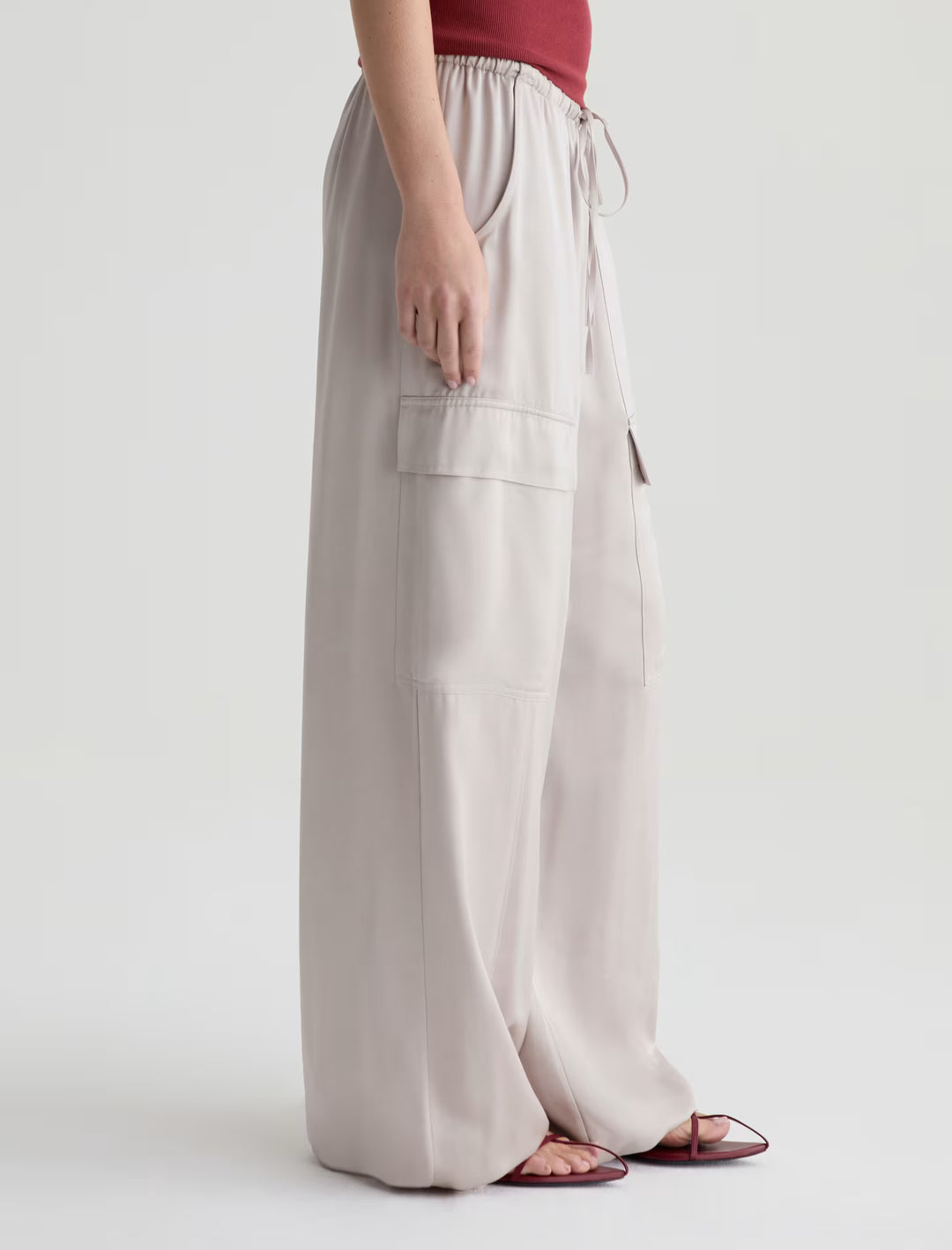 ATWATER SATIN CARGO (YUCCA SHADOW) - A.G. DENIM