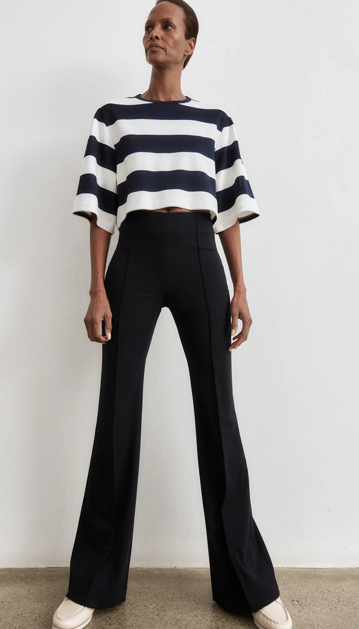 CROPPED SWING TEE (NAVY) - SMYTHE