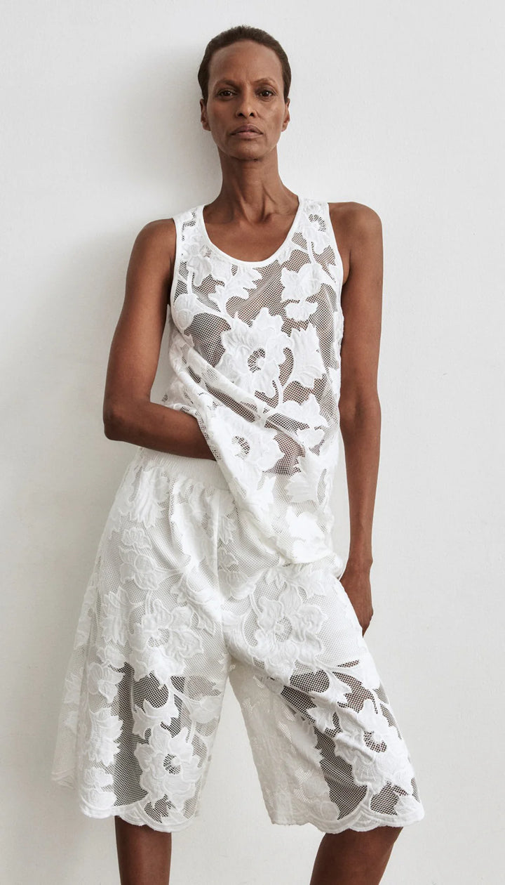 SHIRTTAIL TANK (WHITE) - SMYTHE