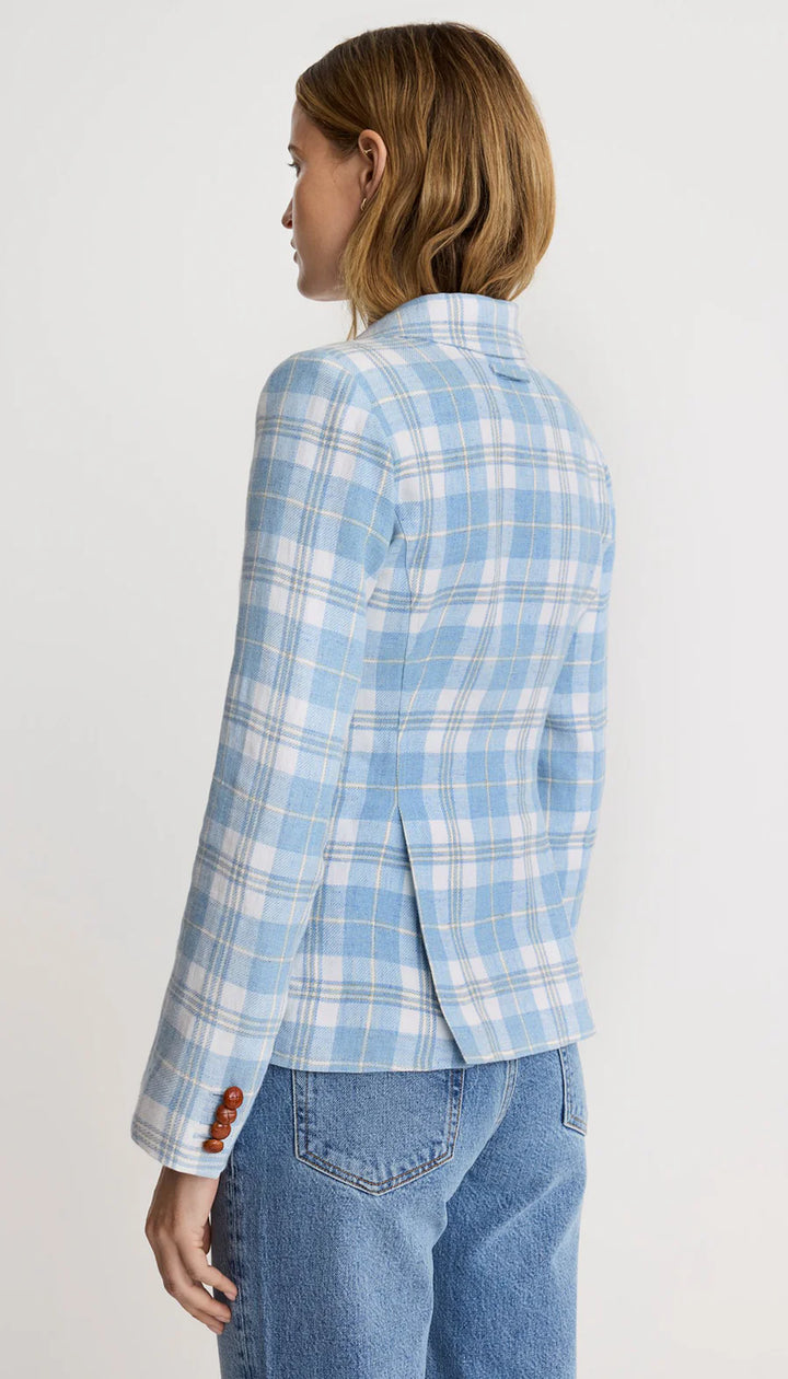 PATCH POCKET DUCHESS BLAZER (BLUE) - SMYTHE