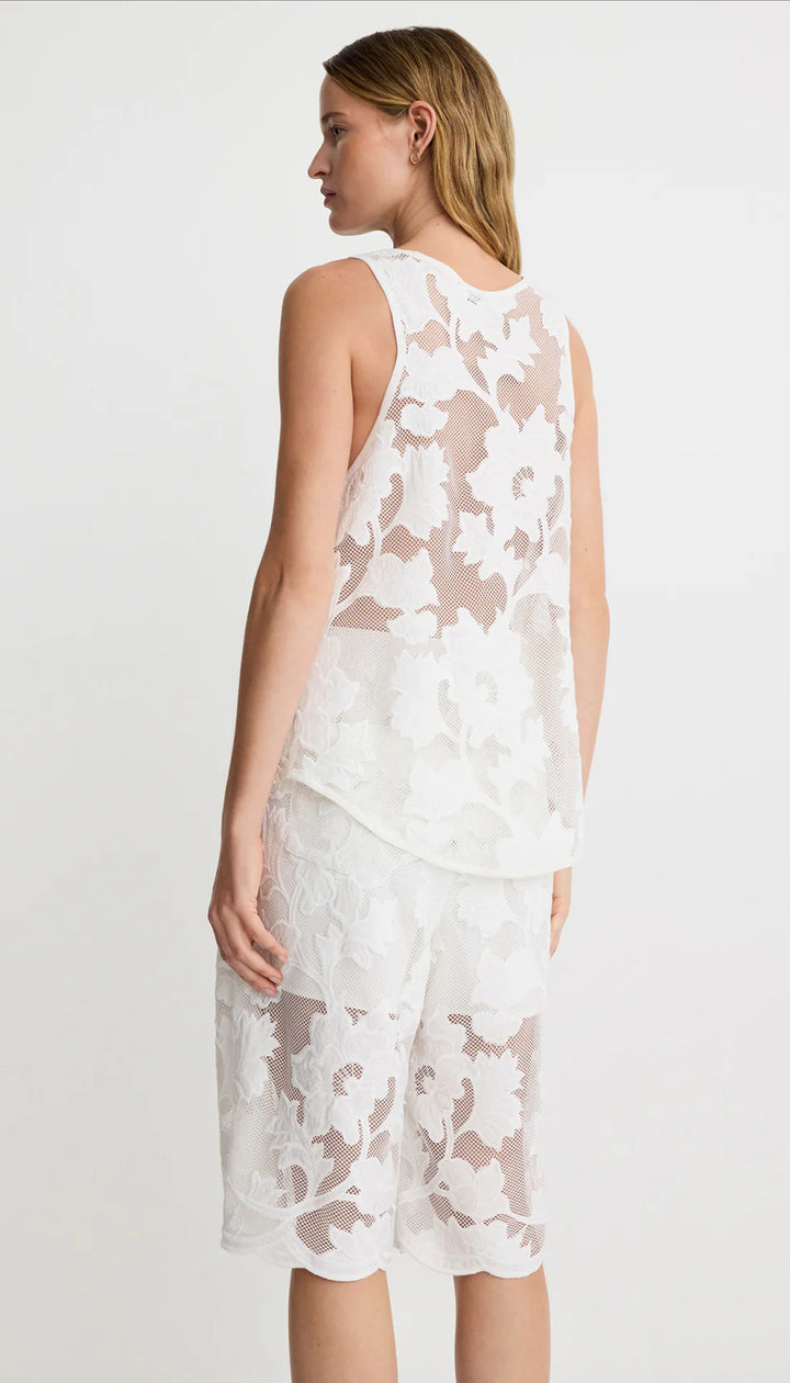 SHIRTTAIL TANK (WHITE) - SMYTHE