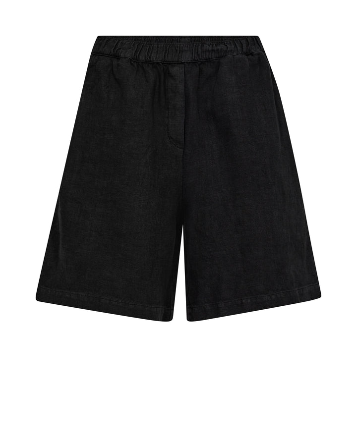 EMMIE LINEN BERMUDA SHORTS - MOS MOSH