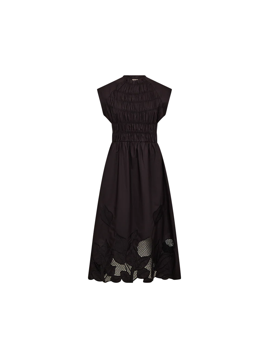 ARIA MONO DRESS (BLACK) - MOS MOSH
