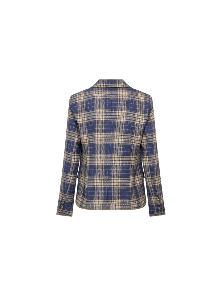 BLAKE CHEC BLAZER (CROWN BLUE) - MOS MOSH